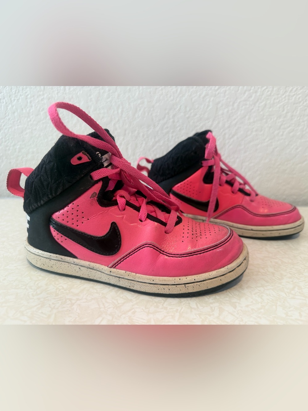 Pink Nike High tops size 12c - Picture 2 of 9